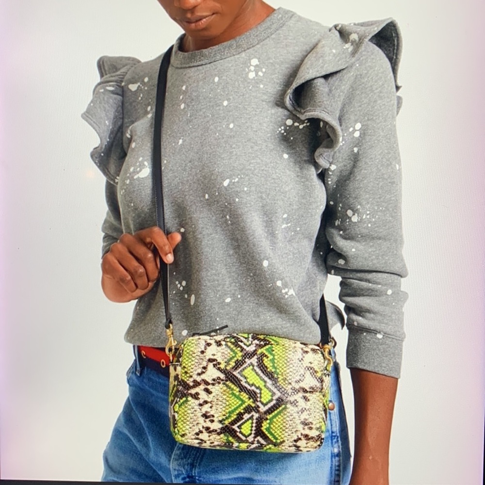 Clare V Midi Sac Leather Crossbody Bag